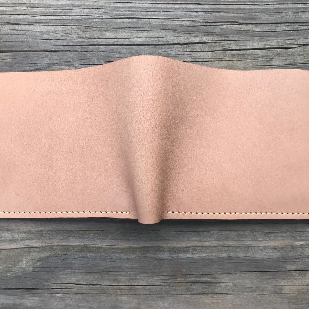 Men Wallet Bifold All Leather Card Holder Purse - Picture 4 of 13